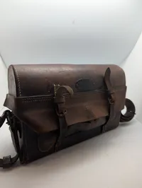 Dansk Militær Felttelefon Model 1915 med Lædertaske, ikke omgjort i 1952 