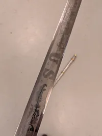 Amerikansk Model 1860 Officer's Sabel med Skede