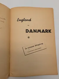Thorvald Knudsen, 'England og Danmark: En historisk Betragtning', 1942 Nazistisk propaganda 