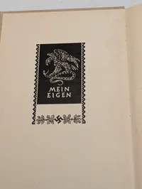Ewiges Deutschland, tysk bog med lærredsbind