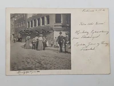 1906 Danish Børnehjælpsdagen Real Photo Postcard with Handwritten Message