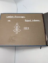 Tysk WWII Fotoalbum 'Zur Erinnerung an meine Dienstzeit'