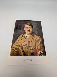 B. Jacobs, Portræt af Adolf Hitler, farvetryk på papir, 1933