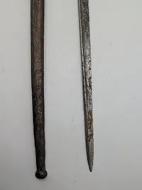 Fransk Model 1874 bajonet med Metalskede