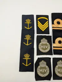 Samling af danske Marinehjemmeværnet (MHV) distinktioner og mærker