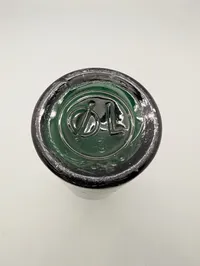 Gammel Carlsberg Pilsner flaske i grønt glas med original papiretiket