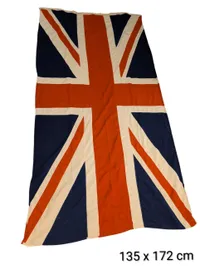 Stort Union Jack Flag i Syet Bomuld WW2