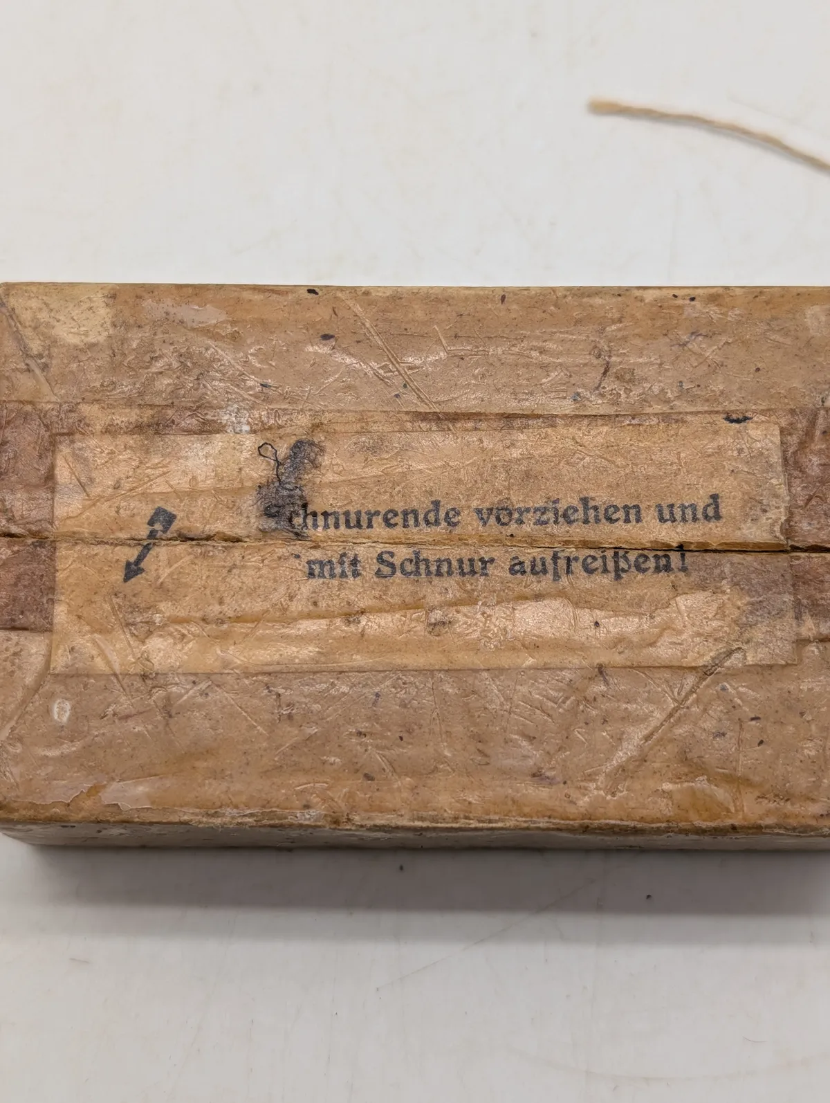 Tysk WWII Sprengkapsel-Holzschachtel til 10 tændsatser