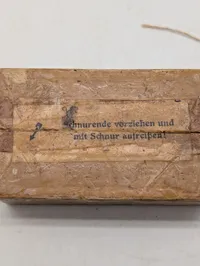 Tysk WWII Sprengkapsel-Holzschachtel til 10 tændsatser