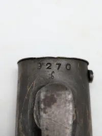 Tysk Mauser K98 Bajonetskede med Serienummer 9270