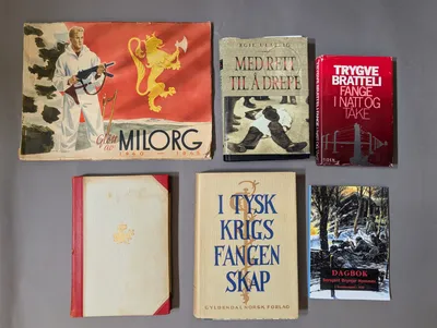 Collection of Six Norwegian World War II History Books and Publications