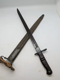 Britisk P1913 Remington Bajonet med Skede og Frø