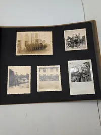 Tysk fotoalbum med portrætter af soldater fra 2. verdenskrig