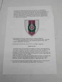 Det Danske Internationale Logistik Center (DANILOG) emblemer og dokumenter