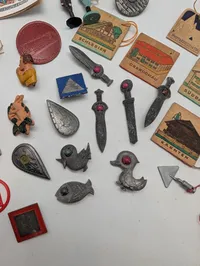 Vintage Winterhilfswerk (WHW) Donation Tokens and Collectible Pins Lot