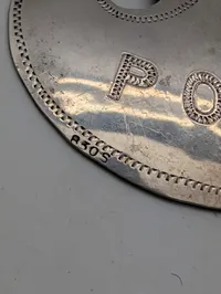 Antik 830S Sølv Portvinsskilt