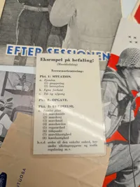 Samling af danske militære informationspjecer og postkort, ca. 1950-1960