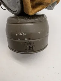 Dansk M/38 Gasmaskesæt med Beholder, Filtre og Tilbehør