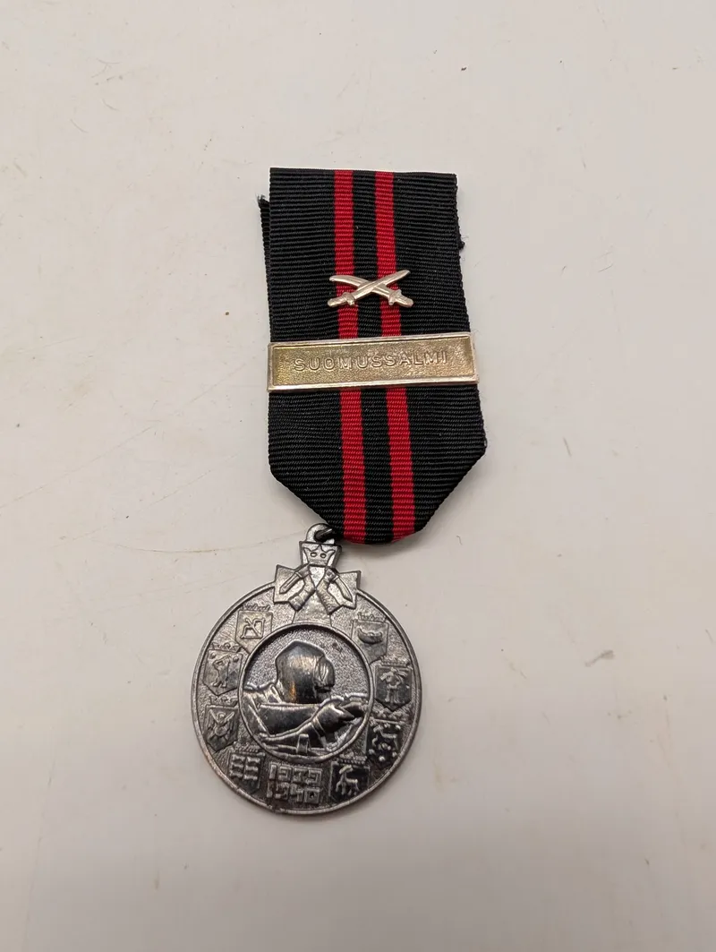 Finsk Vinterkrigs Mindemedalje 1939-1940 med Suomussalmi spænde
