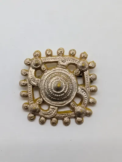German Bronze Fibula Replica Brooch WHW WW2 
