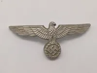 Tysk Wehrmacht Heeres-kasketørn i metal