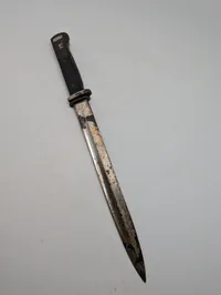 Tysk Mauser K98 Bajonet med trægreb