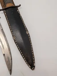 Collection of Vintage Fixed Blade Knives and Kukri with Sheaths