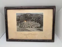 Indrammet gruppefoto af tyske rekrutter i Hillerød, 1942