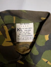 1990 Dutch Military KL DPM Camouflage Field Shirt by De Boog