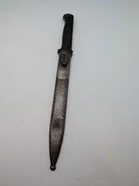 Tysk Mauser K98 Bajonet med metalskede