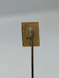 Vintage 10 KM Algang Enamel Lapel Pin WW2