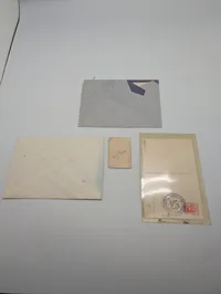 Tysk militærhistorisk samling med breve og portrætfotos fra 1940'erne