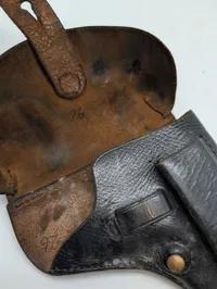 Sort Læderpistolhylster Dansk politi 