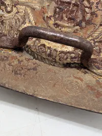 Tysk SS-bæltespænde med læderbælte, mærket RZM 36/42 SS, originalt ??