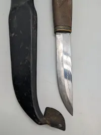 Iisakki Järvenpää Finsk Puukko Kniv med Læderskede
