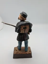 Vintage Terracotta Military Figurine - 1864 Danish Soldier