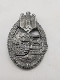 Tysk Panser-Kampmærke i Sølv (Panzerkampfabzeichen) POST WAR 