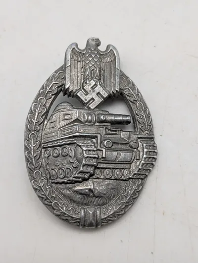 Tysk Panser-Kampmærke i Sølv (Panzerkampfabzeichen) POST WAR