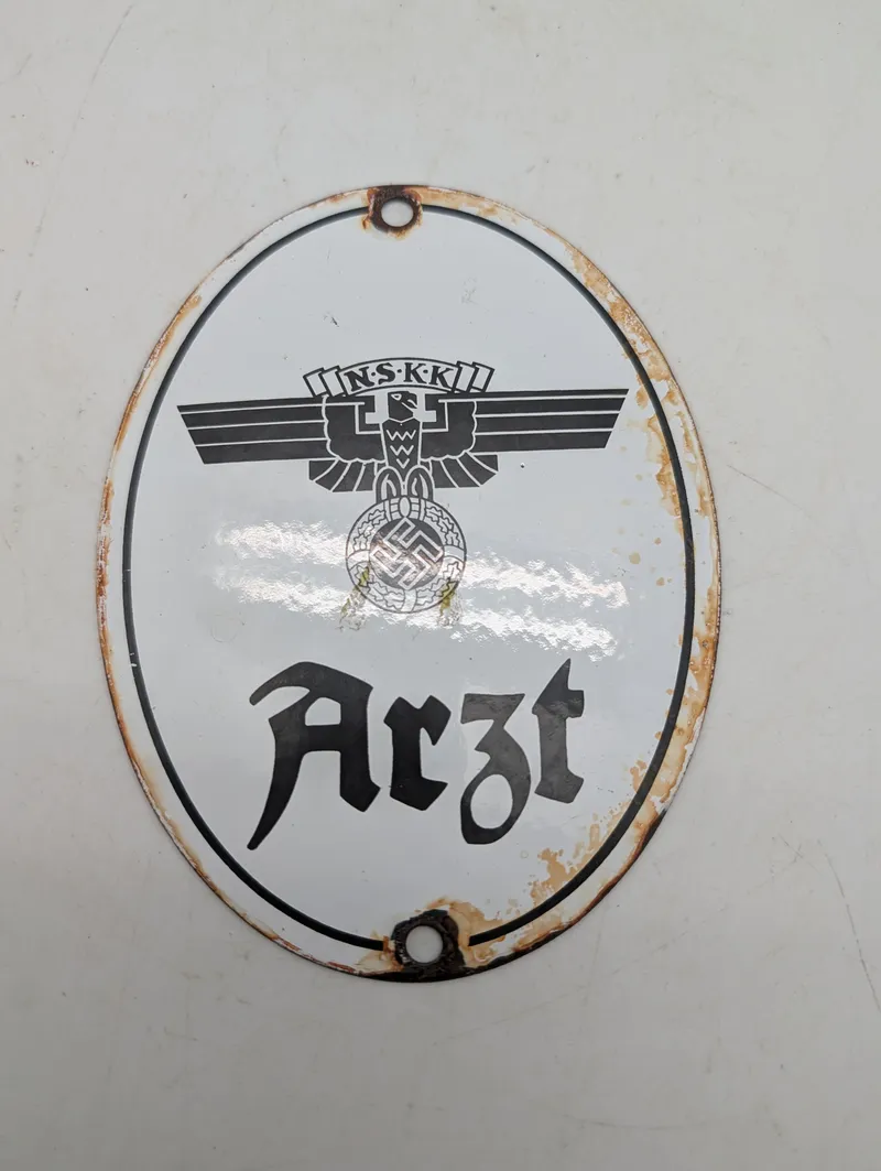 NSKK Arzt Emaljeskilt