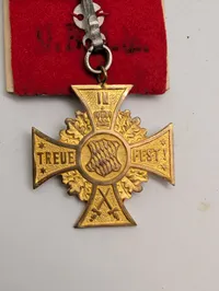 Bayersk Militær Fortjenstkors med K.B.3.INF.R.PR.CARL Spænde