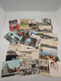 Large Collection of Early 20th Century International Postcards  Sendt til Grevinde Hamilton 