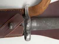 Svensk M/1896 bajonet med Stålskede og frø