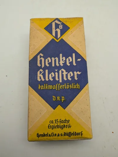 Henkel-Kleister antik tapetklister pakke fra Henkel & Cie WW2 