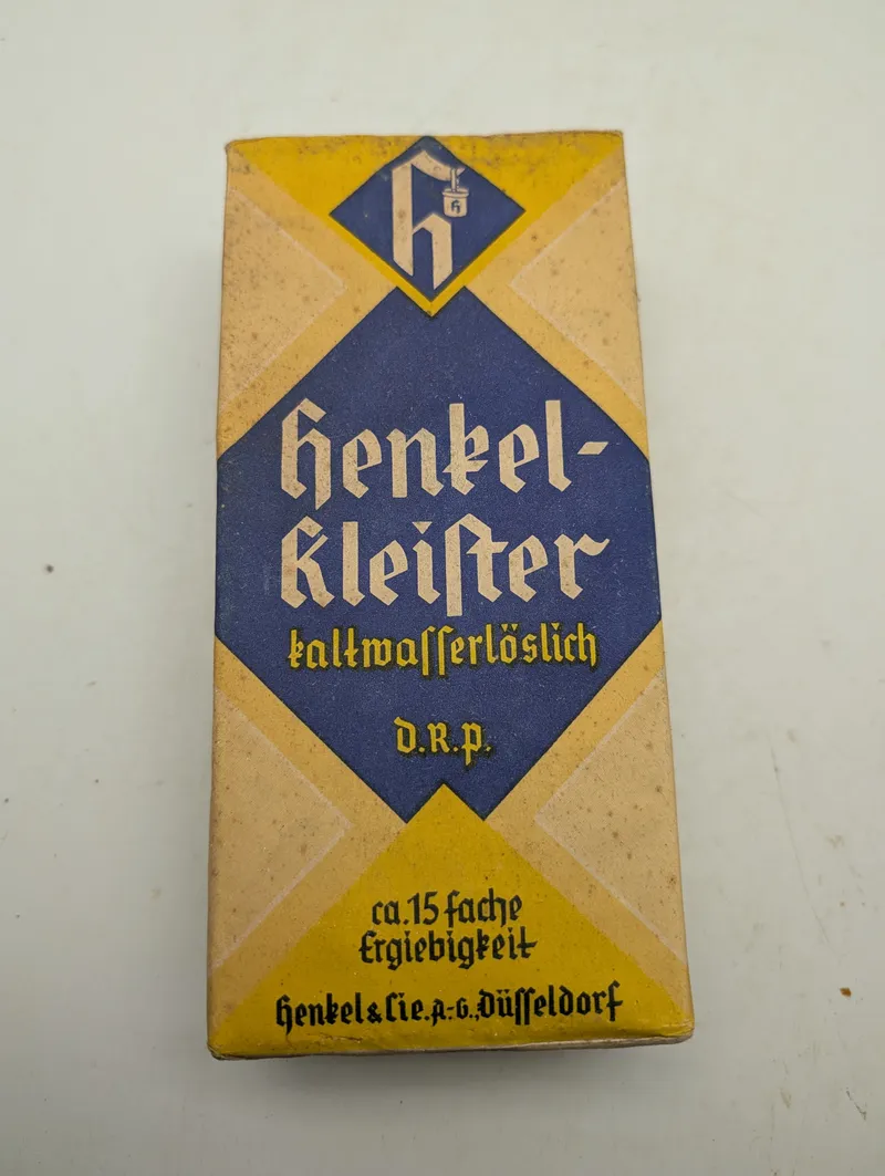Henkel-Kleister antik tapetklister pakke fra Henkel & Cie WW2 