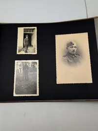 Tysk fotoalbum med portrætter af soldater fra 2. verdenskrig