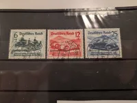 Tyskland 1939 Deutsches Reich Automobiludstilling frimærkesæt