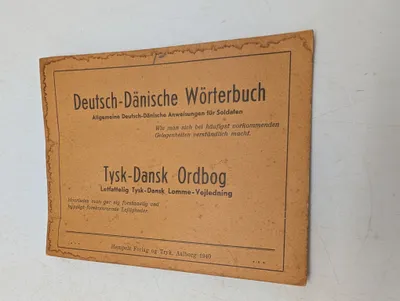 Hempels Forlag, Tysk-Dansk Ordbog, Lomme-Vejledning for Soldater, 1940