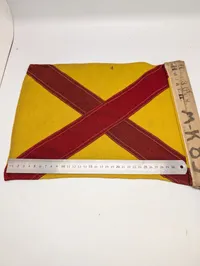 Dansk Militær Signalflag med Træstang, M-K 83