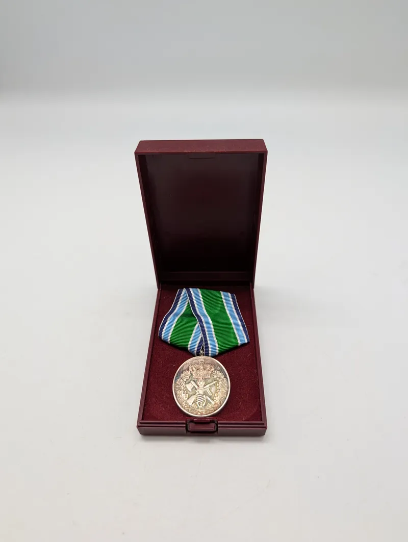 HJV 25 års medalje af Sterlingsølv 