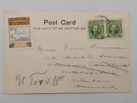 1912 Danish West Indies Postcard, Frederiksted St. Croix Government House